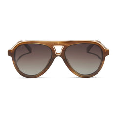 TOSCA III - TAWNY TORTOISE + BROWN GRADIENT + POLARIZED SUNGLASSES