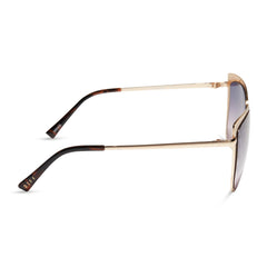 GRACE - GOLD + LAVENDER ROSE GRADIENT SUNGLASSES