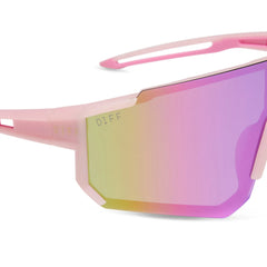 HEAT - MATTE BABY PINK + PINK RUSH MIRROR + POLARIZED SUNGLASSES