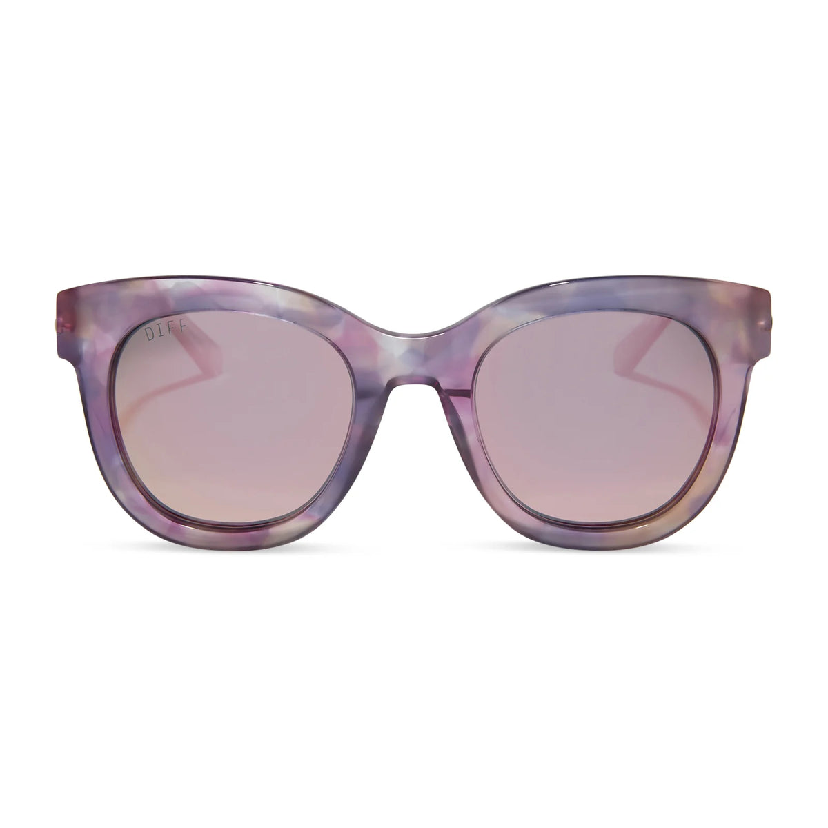 RAPUNZEL - MARBLED FLORAL + ROSE PINK + POLARIZED SUNGLASSES