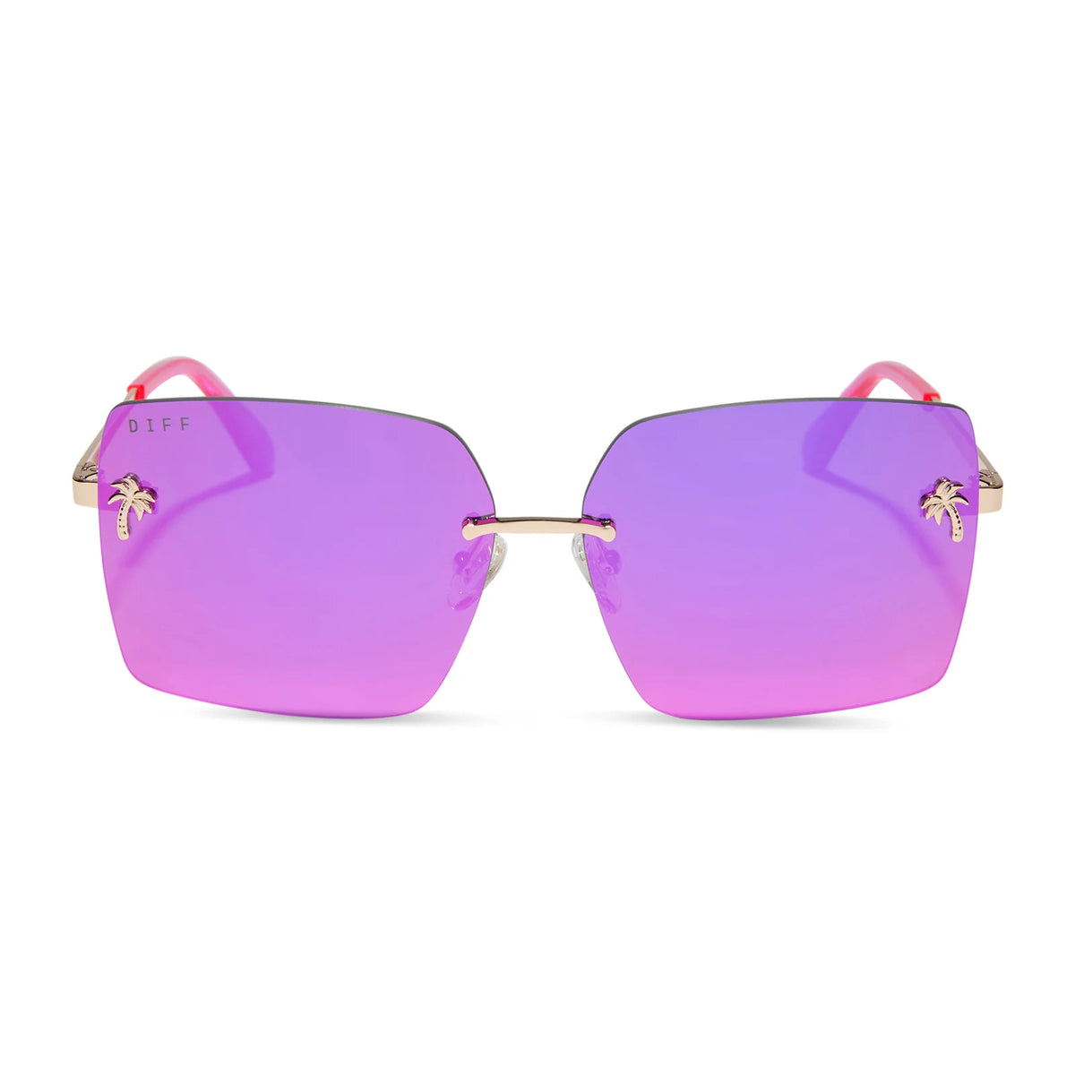 JENA SIMS - ROOKIE + HOT PINK + HOT PINK MIRROR SUNGLASSES
