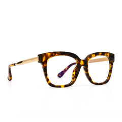 BELLA XS - AMBER TORTOISE + BLUE LIGHT TECHNOLOGY GLASSES
