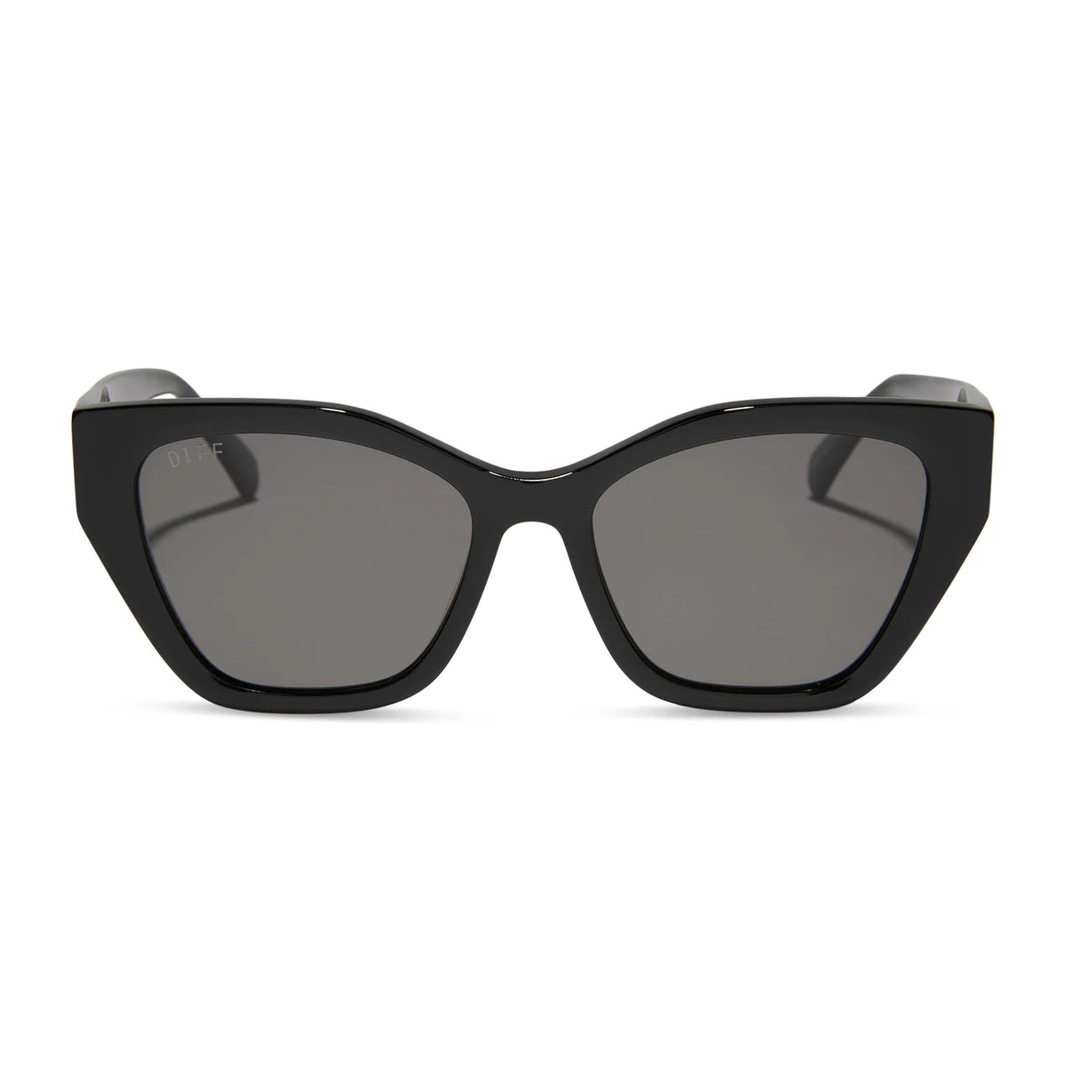 EVIE - BLACK + GREY + POLARIZED SUNGLASSES