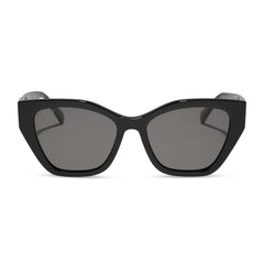 EVIE - BLACK + GREY + POLARIZED SUNGLASSES