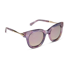 RAPUNZEL - MARBLED FLORAL + ROSE PINK + POLARIZED SUNGLASSES