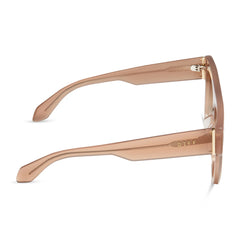 GEORGIE - WARM TAUPE + BROWN GRADIENT SUNGLASSES