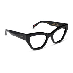 EMILY - BLACK + GLASSES