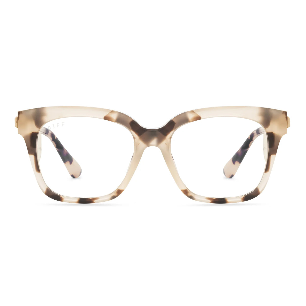 BELLA XS - CREAM TORTOISE + BLUE LIGHT GLASSES