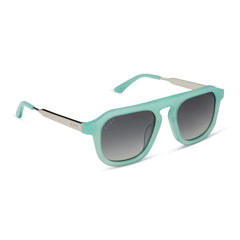 JENA SIMS - SIMS + BRONCO BLUE + GREY GRADIENT + POLARIZED SUNGLASSES