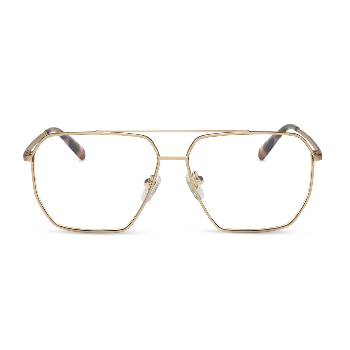 BERKELY - BRUSHED GOLD + GLASSES