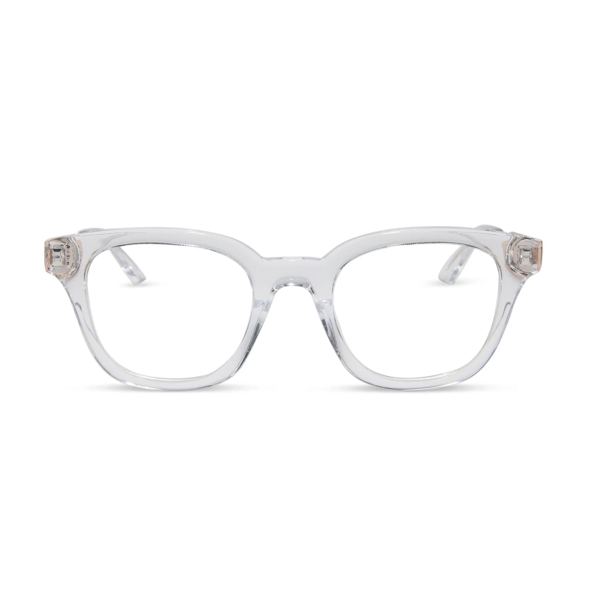 BRIDGET - CLEAR + GOLD + GLASSES