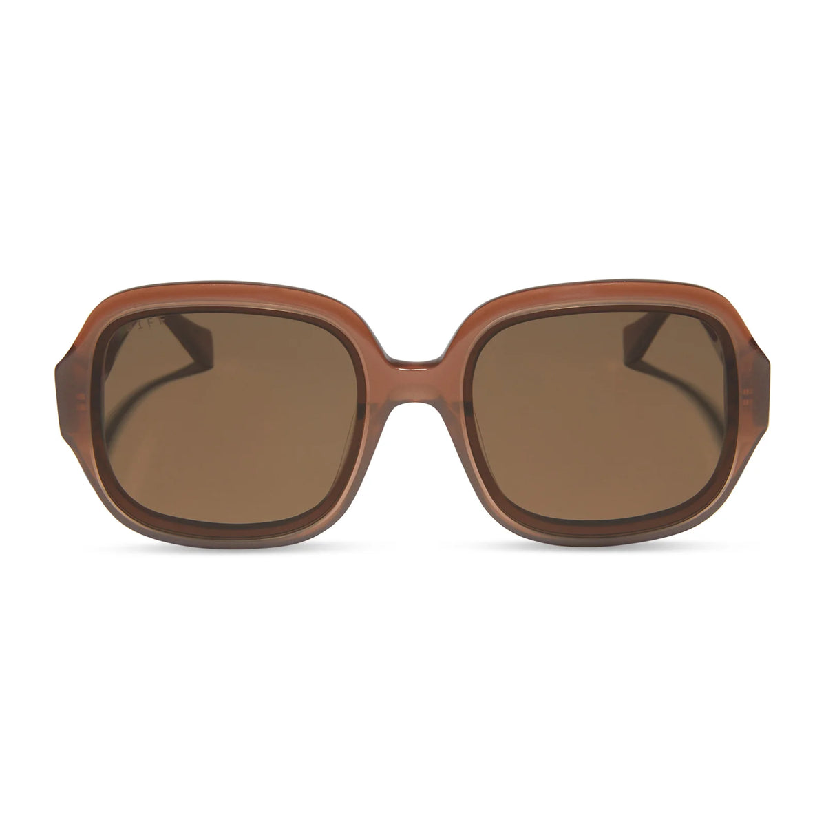 SERAPHINA - MACCHIATO + BROWN + POLARIZED SUNGLASSES