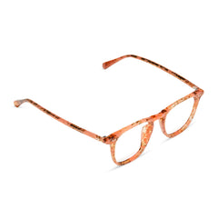 MAXWELL - BEIGE CORAL TORTOISE + GLASSES