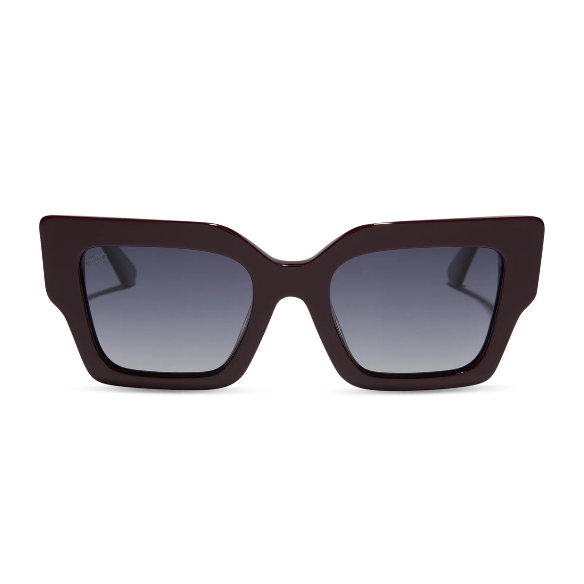GENERAL LEIA™ - REGAL AUBERGINE CRYSTAL + SPACE GREY GRADIENT + POLARIZED SUNGLASSES