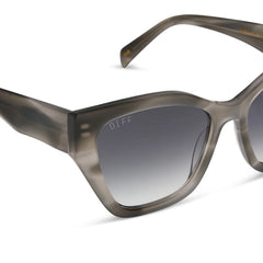 EVIE - SMOKE MARBLE + GREY GRADIENT SUNGLASSES