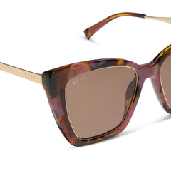 BECKY IV XS - TORINO TORTOISE + BROWN SUNGLASSES