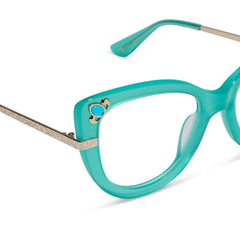 JASMINE + TEAL + PRESCRIPTION GLASSES