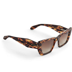 AURA - WILD TORTOISE + BROWN GRADIENT SUNGLASSES