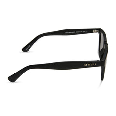 GRAYSON - MATTE BLACK + GREY MIRROR SUNGLASSES