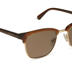 BIARRITZ - WHISKEY + BROWN + POLARIZED SUNGLASSES