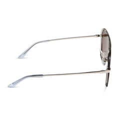 IMANI - SILVER + GOLD MIRROR SUNGLASSES