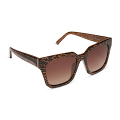 ARIANA - ANIMAL + BROWN GRADIENT + POLARIZED SUNGLASSES