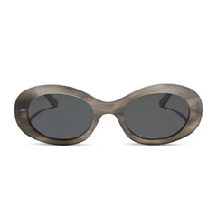LAINEY - SMOKE MARBLE + GREY + POLARIZED SUNGLASSES