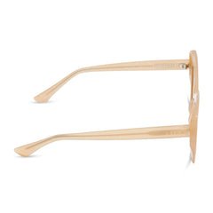 MELODY - MILKY NUDE + SOLID BROWN SUNGLASSES