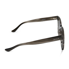 MEREDITH - SMOKE MARBLE + GREY GRADIENT + POLARIZED SUNGLASSES