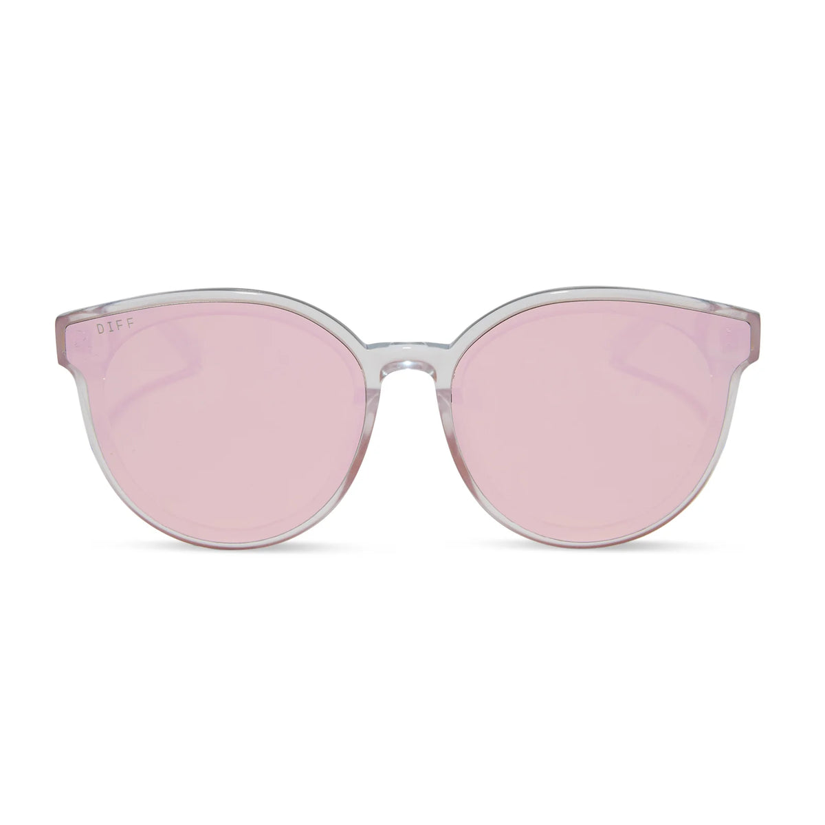 GEMMA - OPALESCENT PINK + CHERRY BLOSSOM MIRROR SUNGLASSES
