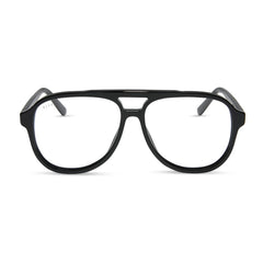 TATUM - BLACK + GLASSES