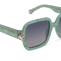 ARIEL - GREEN PEARL + LAVENDER GRADIENT + POLARIZED SUNGLASSES