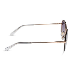 LENOX XS - CHAMPAGNE GOLD + SLATE GRADIENT FLASH SUNGLASSES