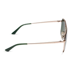 BERKELY - CHAMPAGNE GOLD + ALOE GREEN GRADIENT + POLARIZED SUNGLASSES