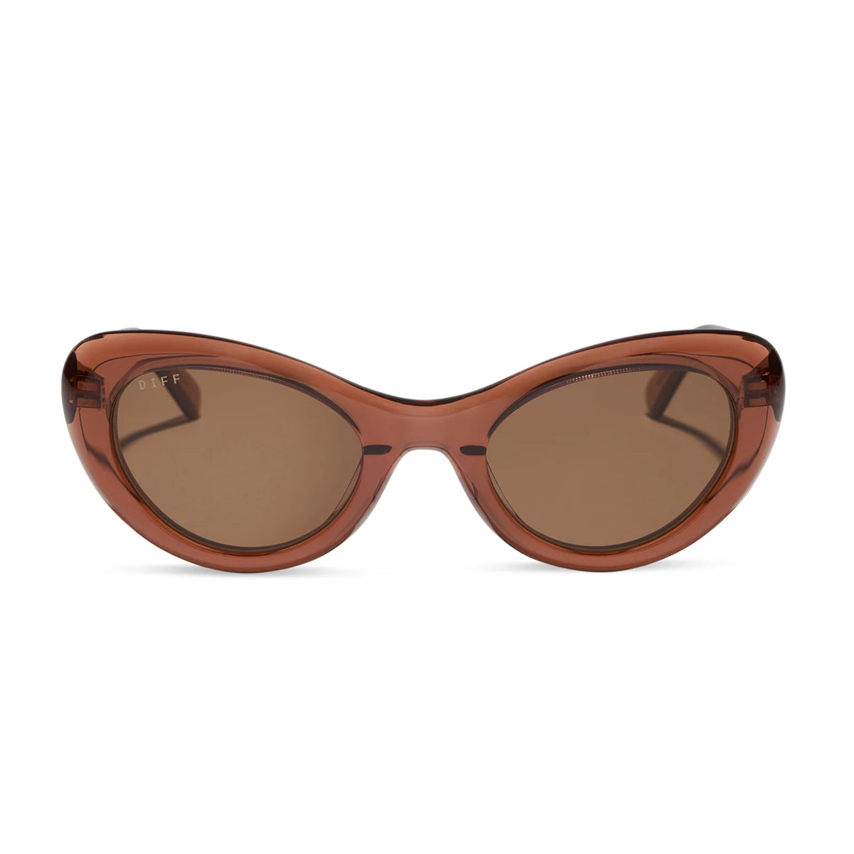 ZARIA - CAFÉ OLE + BROWN SUNGLASSES