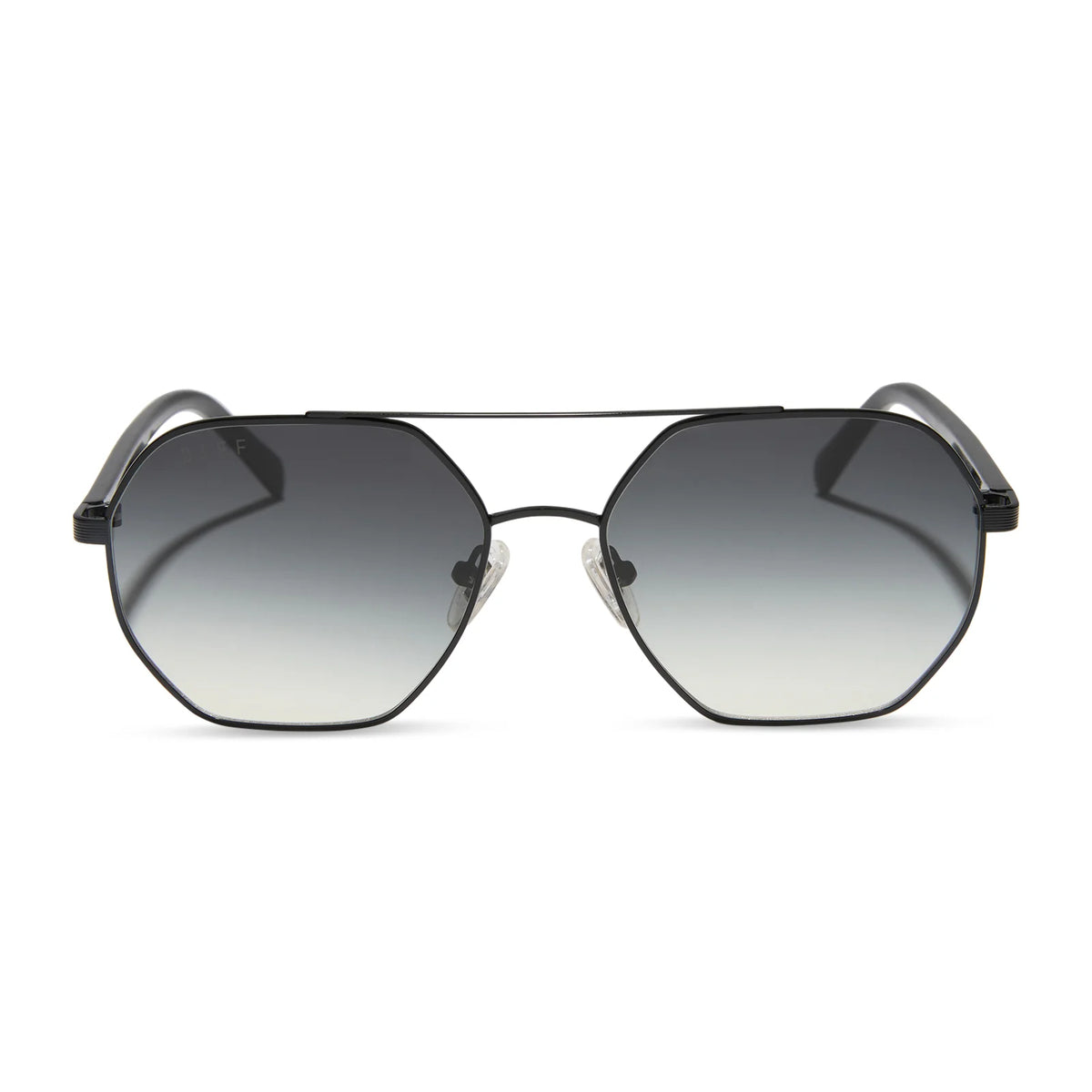 JOJO FLETCHER - JOELLE + BLACK + GREY GRADIENT + POLARIZED SUNGLASSES