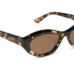 JESSIE JAMES DECKER - DOLCE BELLA + ESPRESSO TORTOISE + BROWN SUNGLASSES