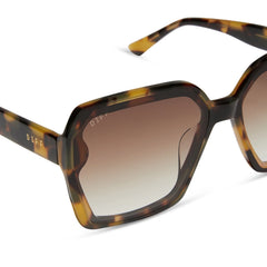 PRESLEY - BROWN KOMBU + BROWN GRADIENT SUNGLASSES