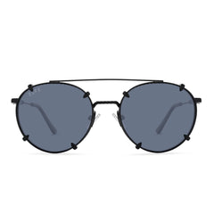 RAVENCLAW™ - SCHOLARLY MATTE BLACK + TWILIGHT BLUE SUNGLASSES