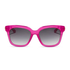 BELLA XS - BRIGHT TULIP + GOLD + GREY GRADIENT SUNGLASSES