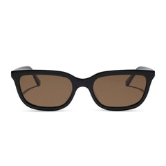 HANNAH - BLACK + BROWN + POLARIZED SUNGLASSES