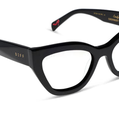 EMILY - BLACK + GLASSES