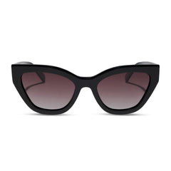 EMILY - BLACK + BROWN GRADIENT + POLARIZED SUNGLASSES