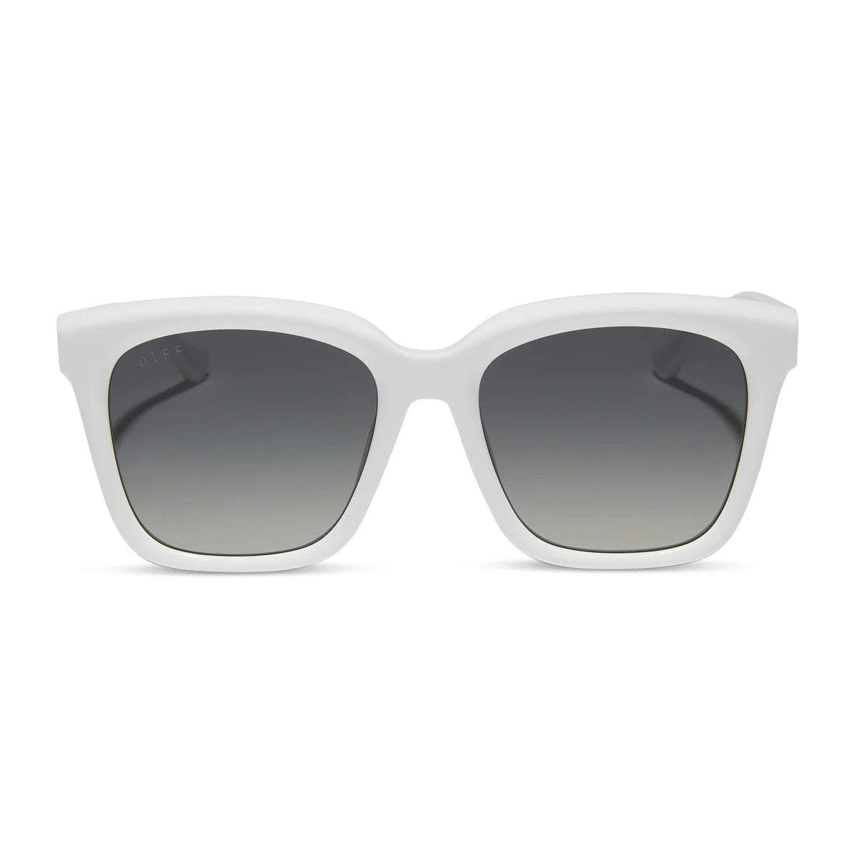 MEREDITH - WHITE CLOUD + GREY GRADIENT + POLARIZED SUNGLASSES