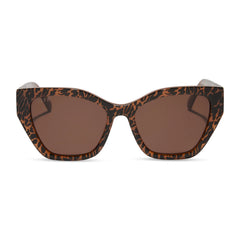EVIE - ANIMAL + BROWN SUNGLASSES