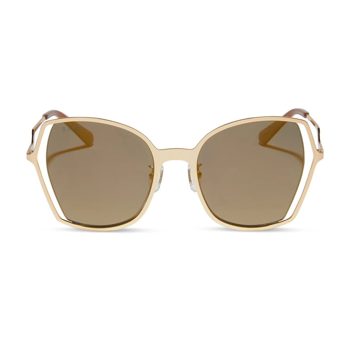DONNA III - GOLD + GOLD MIRROR + POLARIZED SUNGLASSES