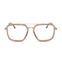 JORDAN - CAFÉ OLE + GOLD + GLASSES