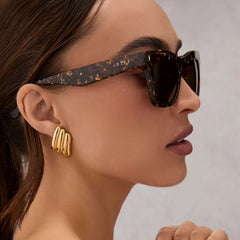 BRADLEY - GLITTER TORTOISE + BROWN + POLARIZED SUNGLASSES