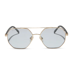 JOJO FLETCHER - JOELLE + GOLD + CHOCOLATE CRYSTAL + GREY TINT SUNGLASSES