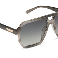CAMERON - SMOKE MARBLE + GREY GRADIENT + POLARIZED SUNGLASSES